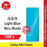 【100-Sheets】 Kertas Warna Warni Berlilin Color Paper Colour Flint Paper #Art #Cut #Design #手工剪纸 #窗花纸#美术 #手工纸 #蜡光 #剪纸 #6931